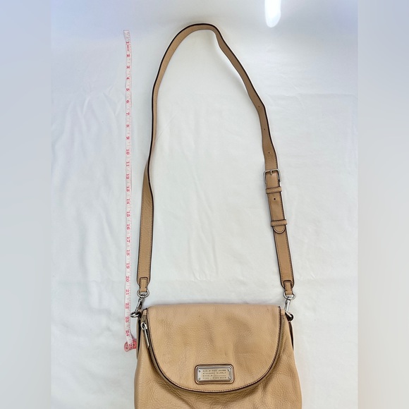 MARC by Marc Jacobs New Q Natasha Leather Crossbody Bag - Nude - Picture 12 of 12